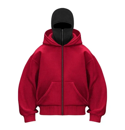 SKM Zippé  Sweat à Capuche