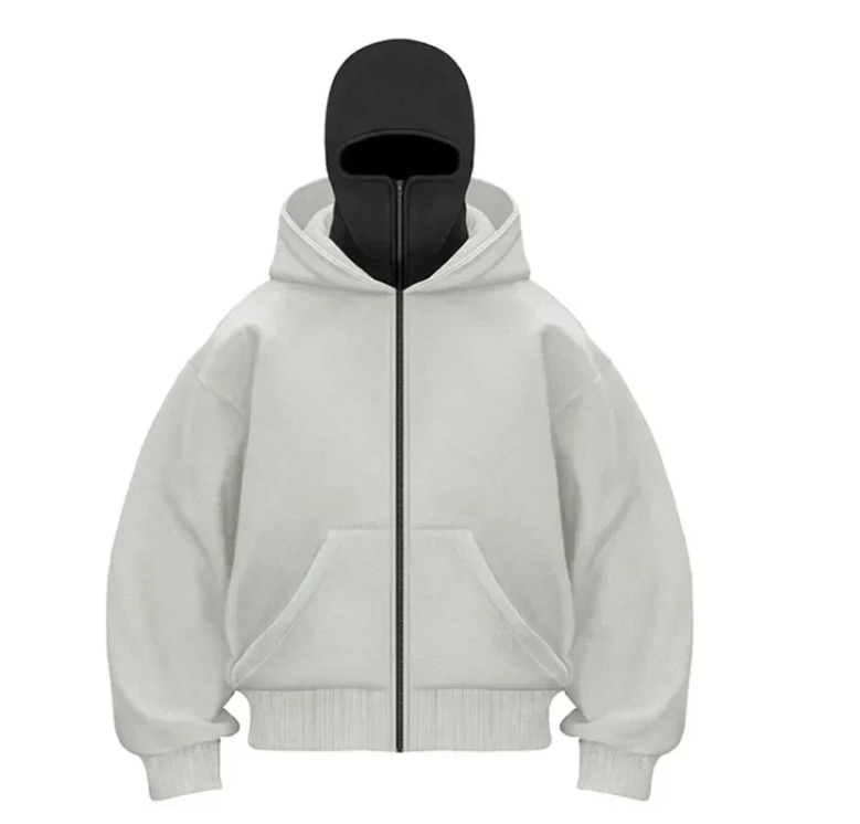 SKM Zippé  Sweat à Capuche