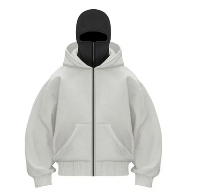 SKM Zippé  Sweat à Capuche