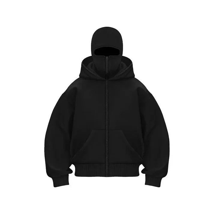 SKM Zippé  Sweat à Capuche