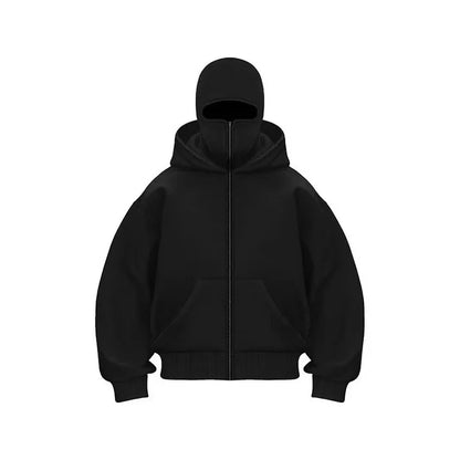 SKM Zippé  Sweat à Capuche