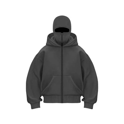 SKM Zippé  Sweat à Capuche